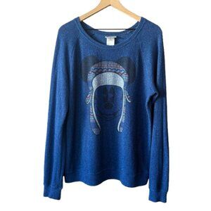 Women's XL Disney Parks Mickey Mouse Winter Holiday Christmas Sweater